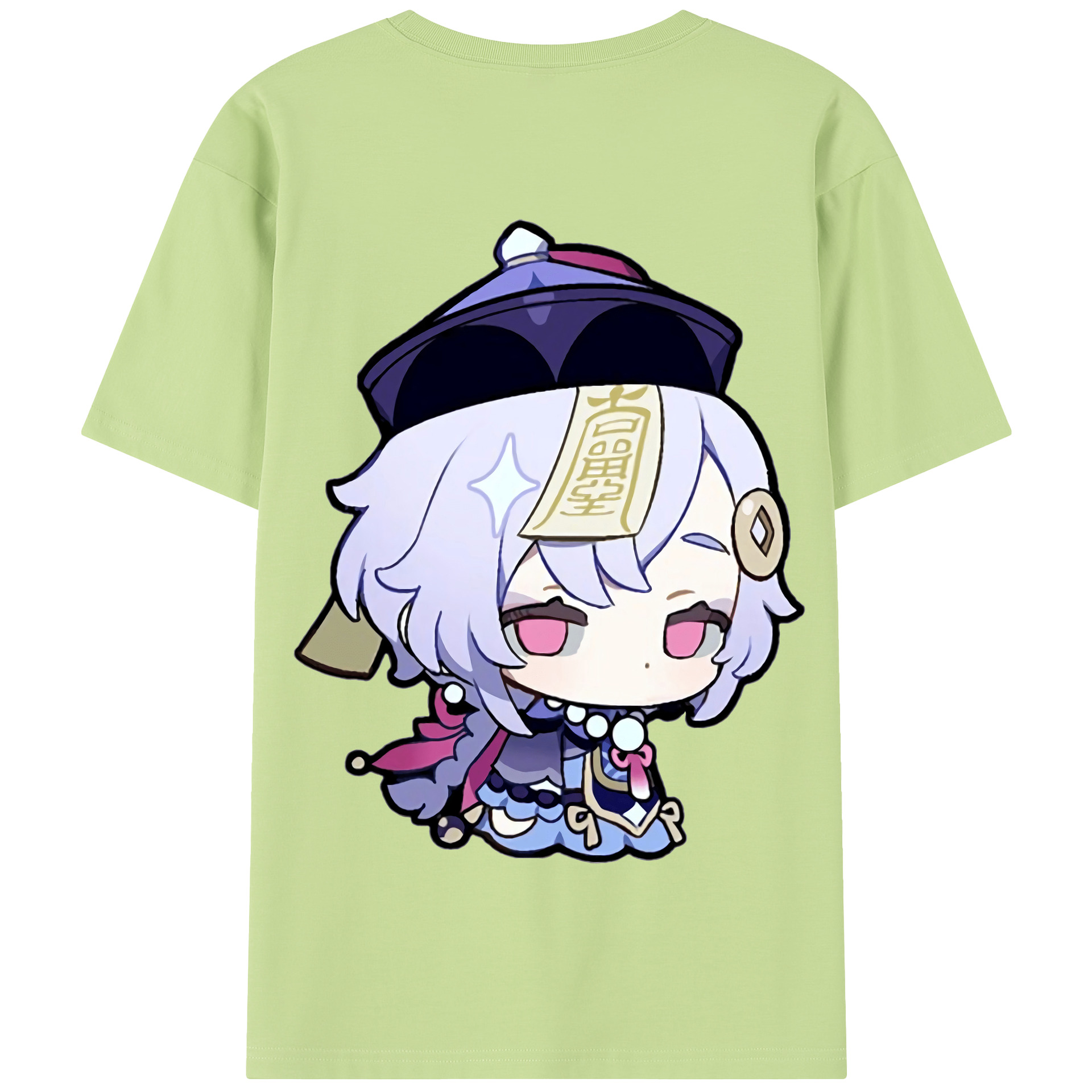 げんし神 七七 なな  genshin Nana 綿100％半袖Tシャツ（背面プリント）